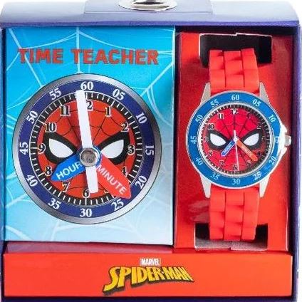 Time Teacher Spiderman Watch