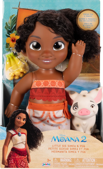 Disney Moana 2 Young Simea Doll With Pea