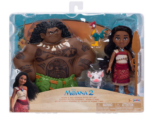 Disney Moana 2 Maui & Moana Doll Petite Gift Set 15cm