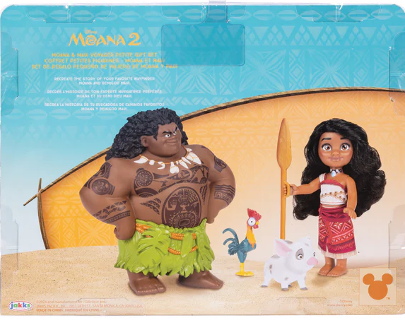 Disney Moana 2 Maui & Moana Doll Petite Gift Set 15cm