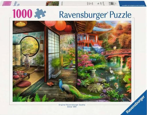 Ravensburger Japanese Garden Teahouse 1000 Piece Puzzle