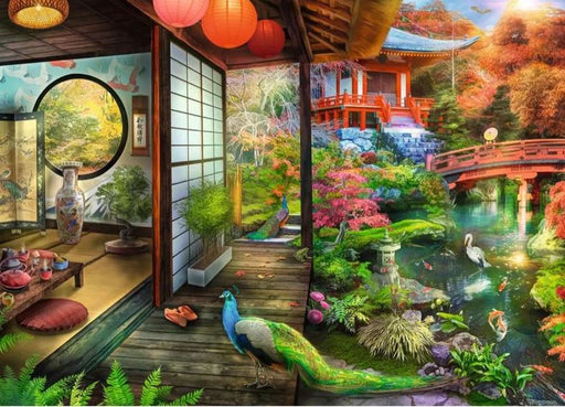 Ravensburger Japanese Garden Teahouse 1000 Piece Puzzle