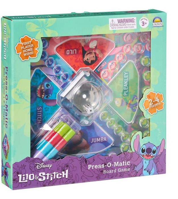 Stitch Press-o-matic Game