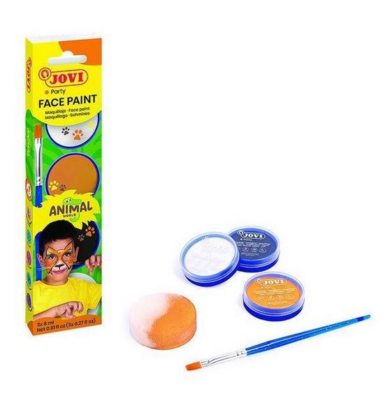 Jovi Face Paint 3 X 8 Ml  Animals