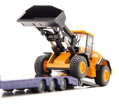 Siku Man Tgx Xxl Low Loader Withjcb  Front Loader 1.87 Sc