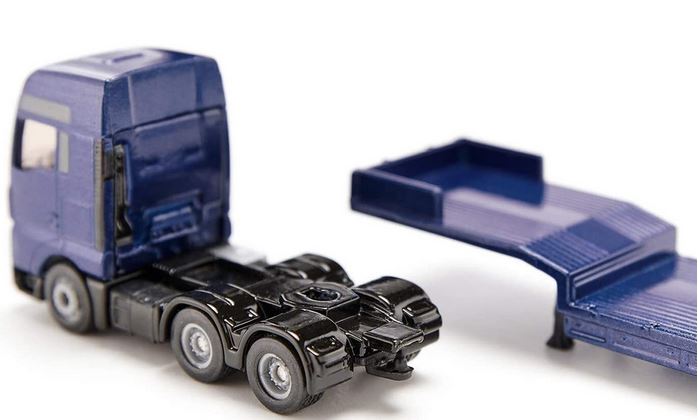 Siku Man Tgx Xxl Low Loader Withjcb  Front Loader 1.87 Sc