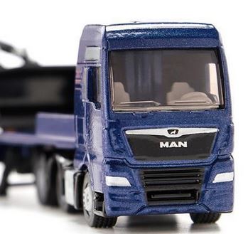 Siku Man Tgx Xxl Low Loader Withjcb  Front Loader 1.87 Sc