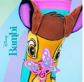 Madmia Bambi Disney Socks Toddler Ages:3-5 Years