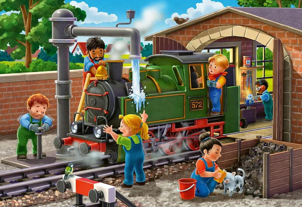 Ravensburger Planes & Trains 2 X 24 Pc Puzzle Rb04055-6