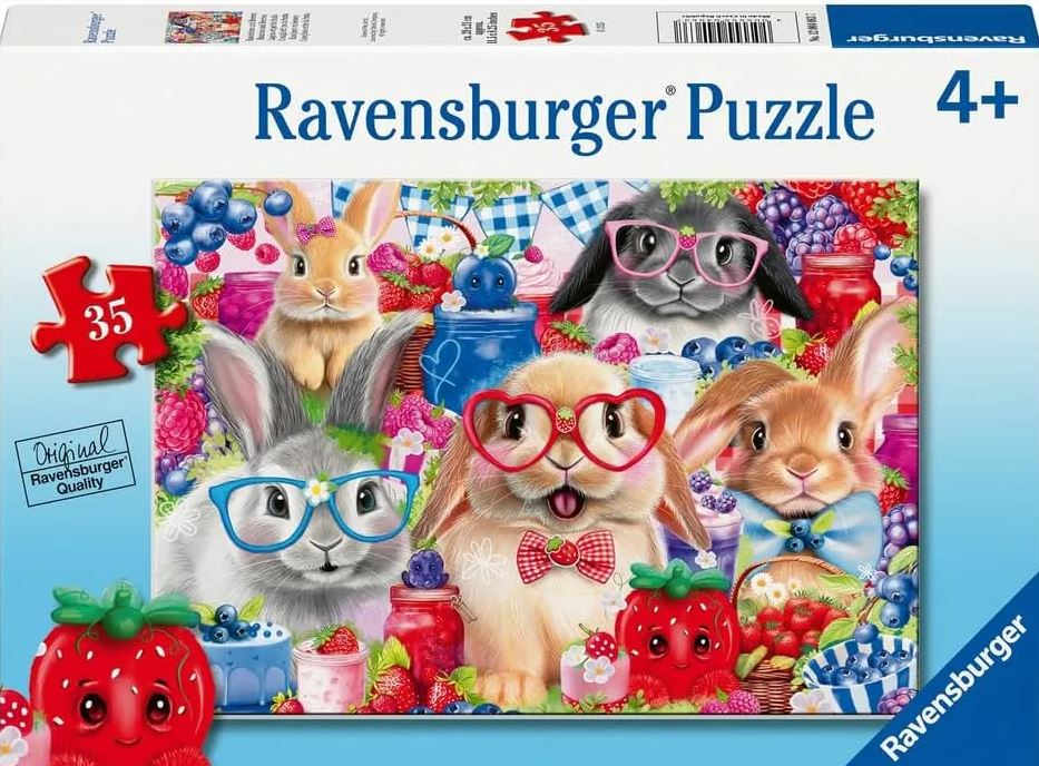 Ravensburger Bunnies & Berries 35 Pc Puzzle Rb04063-7
