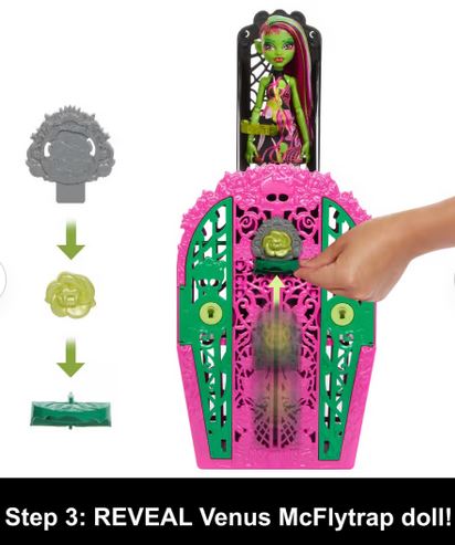 Monster Skullmates Secrets Mystery Garden Venus Flytrap Doll