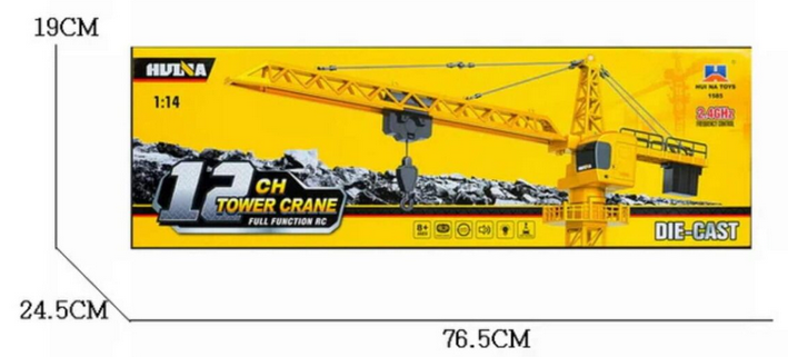 Huina 1/14 Sc Rc 12gh Tyower Crane Usb Cgarged Ages:8+