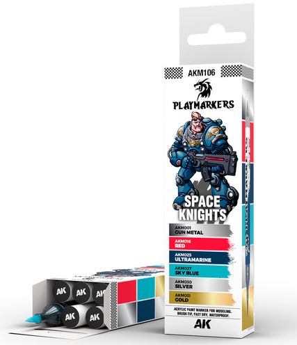 Ak Interactive Playmarkers Space Knight 6 Colours Set