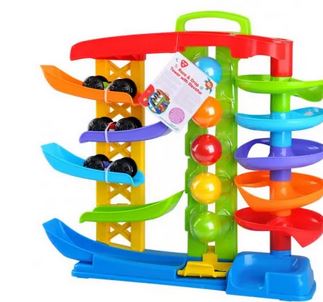 Playgo  Busy Race And Drop Tower