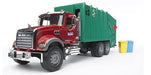 Bruder Commercial Mack Granite Garbage Rear Laod Compact Truck (green)