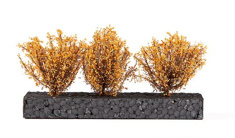 Ak Interactive Diorama Dark Yellow Bushes 4-6cm 1.35/75mm/90mm