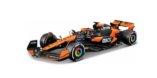 Bburago F1 Oscar Piastri Mclaren 1.24 Sc Die Cast Car With Figure