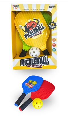 Pickleball Bats With Ball Set