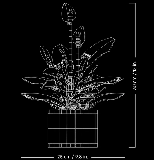 Lego 11504 Botanicals Peace Lily Ages:18+