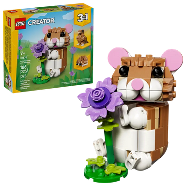 Lego 31376 Creator 3 In 1 Cute Hamster With Flower