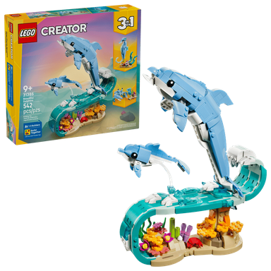 Lego 31385 Creator 3 In 1 Sea Animals Beautiful Dolphin