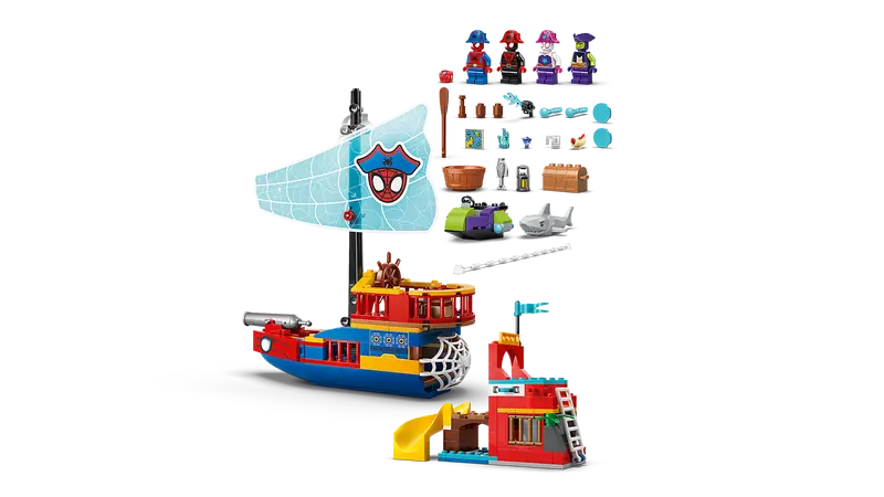 Lego 11208 Marvel Team Spidey Pirate Ship