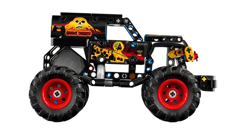 Lego 42219 Technic Monster Jam Grave Digger Fire And Ice