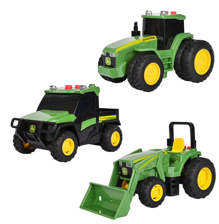 John Deere Lights And Sound Mini Tractors 3 Pack