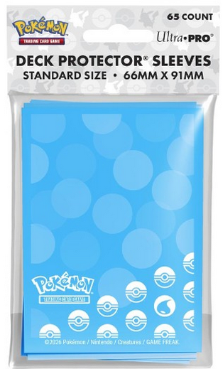 Pokemon Energy 65ct Deck Protector Sleeves Water