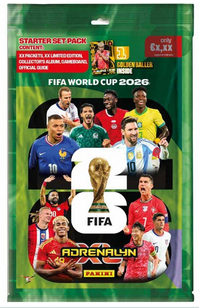 2026 Fifa World Cup Adrenalyn Card Starter Pack Deluxe Version