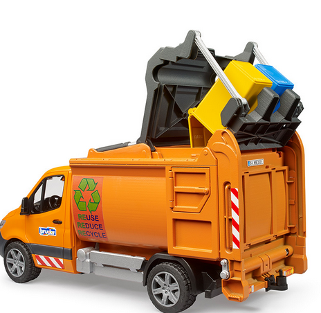 Bruder Commercial G3 Mercedessprinter Municipal Compact Garbage Truck