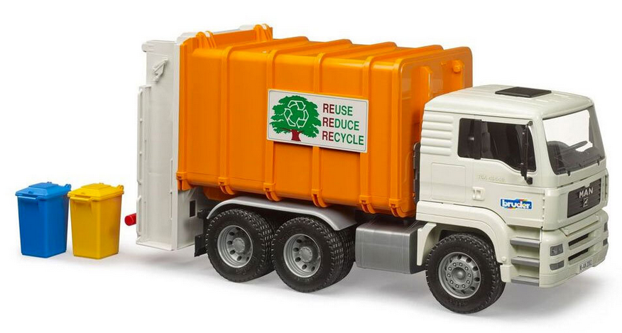 Bruder Man 1/16 Sc Tga Commercial Garbage Truck
