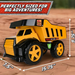 Maxx Metal Motorized Mega Dump Truck - Yellow