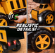 Maxx Metal Motorized Mega Dump Truck - Yellow