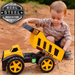 Maxx Metal Motorized Mega Dump Truck - Yellow