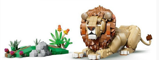 Lego 31386 Creator Wild Animals Majestic Lion 3 In 1 Set