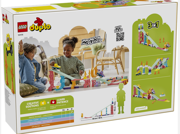 Lego 10478 Duplo 3 In 1 Craetive Ramps With Vehicle