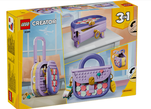 Lego 31391 Creator Art Fashion Bag With Storage 3 In 1 
