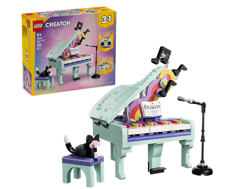 Lego Creator Music Decor Piano With Cat 3 In 1