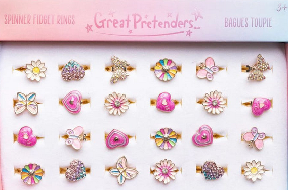 Great Pretenders Fidget Spinner Finger Rings