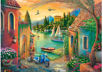 Ravensburger Eauropean Villa Views  750 Pc Puzzle Rb01516-1