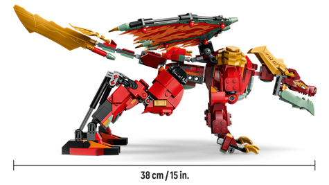 Lego 71868 Ninjago Wyldfye's Transforming Dragon Mech