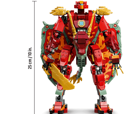 Lego 71868 Ninjago Wyldfye's Transforming Dragon Mech