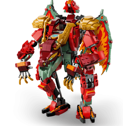Lego 71868 Ninjago Wyldfye's Transforming Dragon Mech