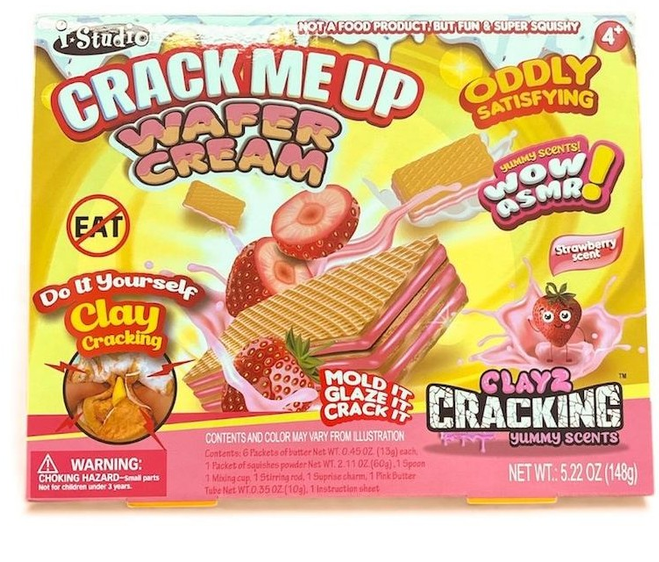 Squish Slime Crack Me Up Wafer Cream