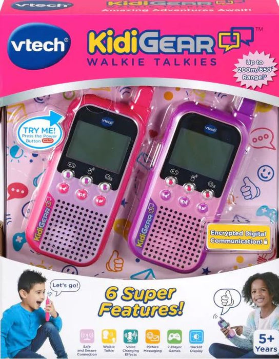 Vtech Kidigear Walkie Talkies Explorer (pink/purple)