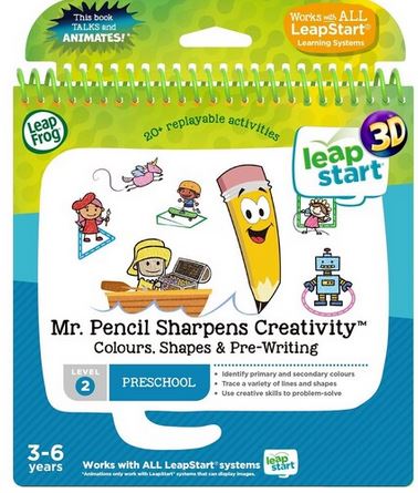 Leapfrog Leapstart 3d Mr Pencil Sharpens Creativity Level 2 Book