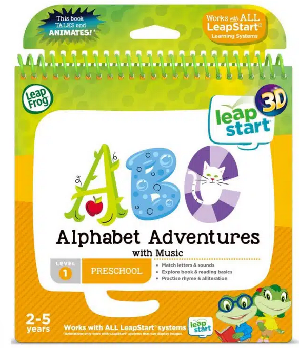 Leap Frog Leapstart Buddies Abc Alphabet Adventures Book