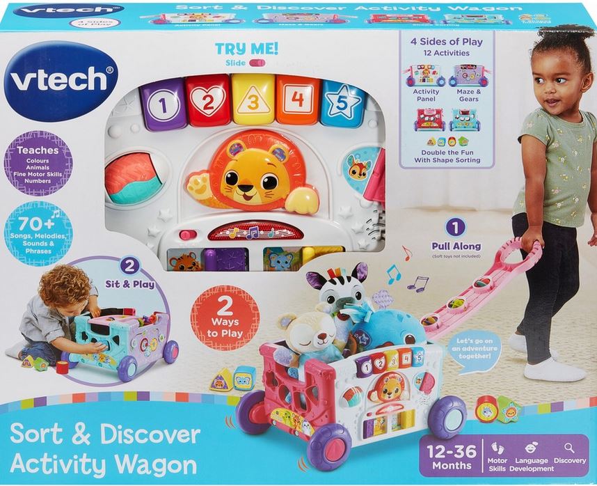 Vtech Sort & Discover Activity Wagon Pink