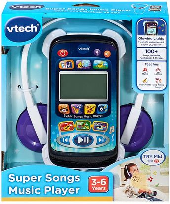 Vtech Super Songs Music Player Walkman Ages:3-6 Years